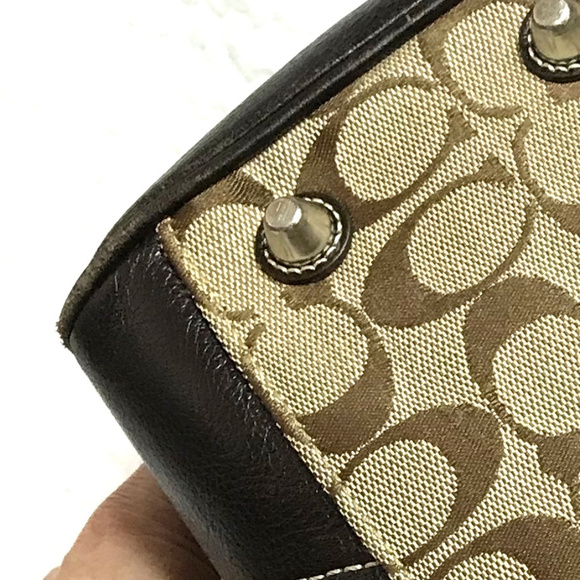 Coach Monogram Satchel Tote Bag E06J10247 - Picture 9 of 9